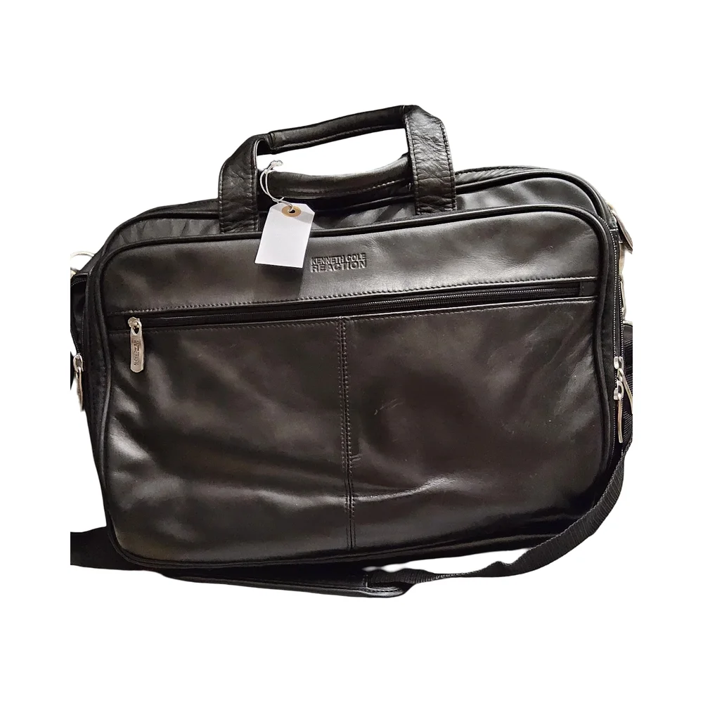 Preloved Kenneth Cole Reaction Black Laptop bag/ Briefcase Professional Design